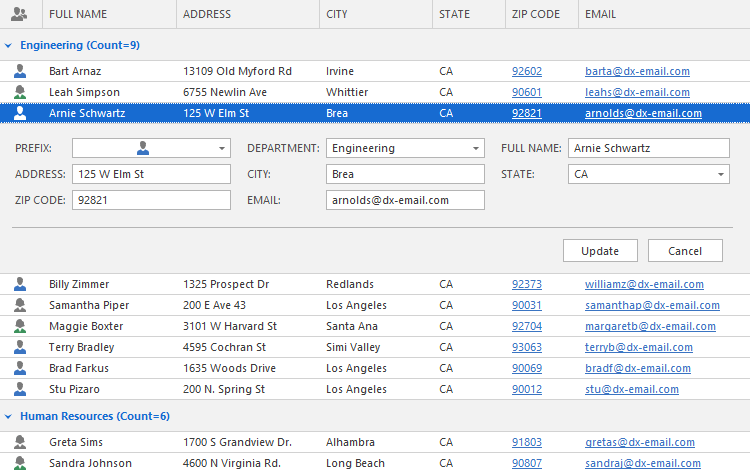 DevExpress WinForms产品图集