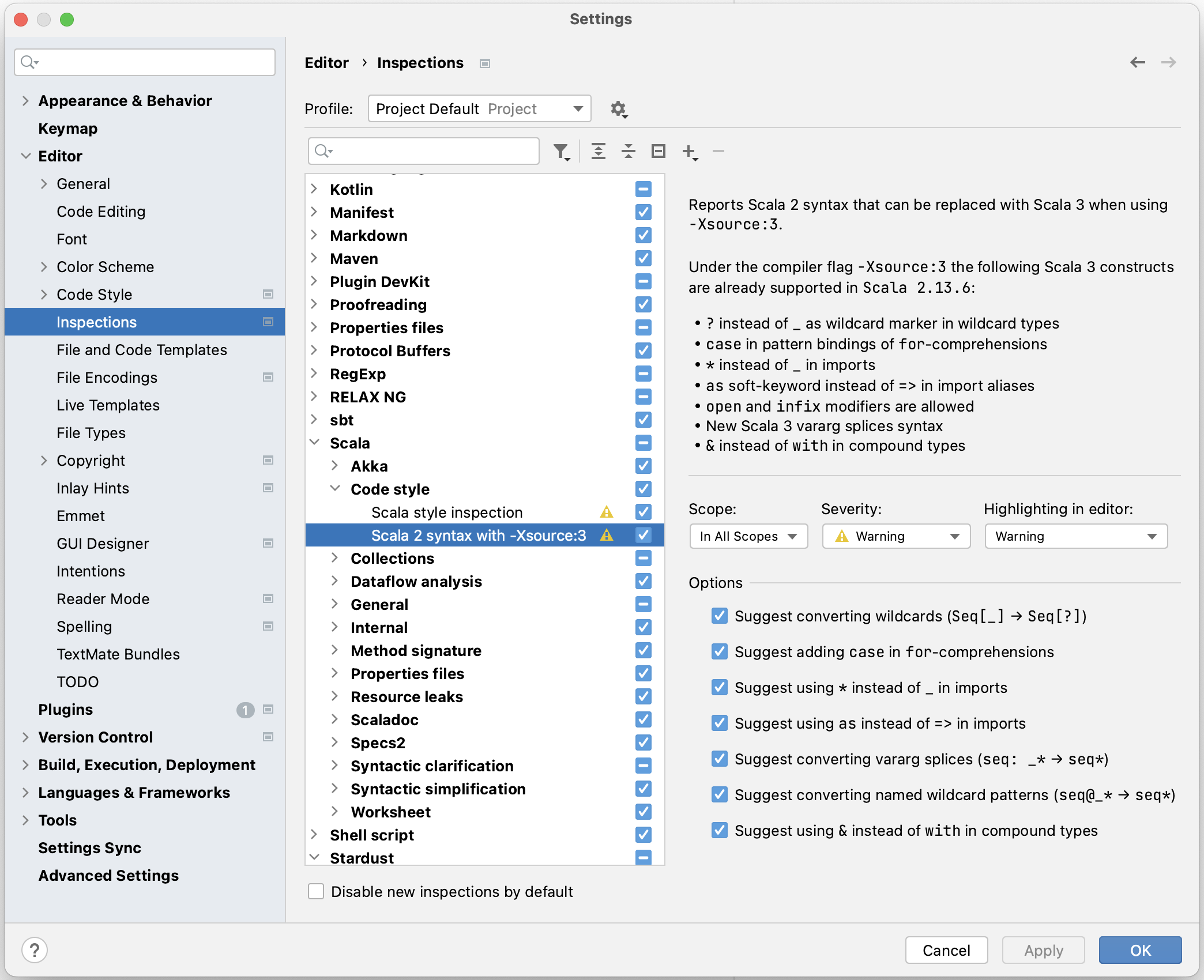 【使用者必读】手动改善IntelliJ IDEA和Scala插件性能