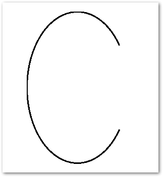 C#画圆弧