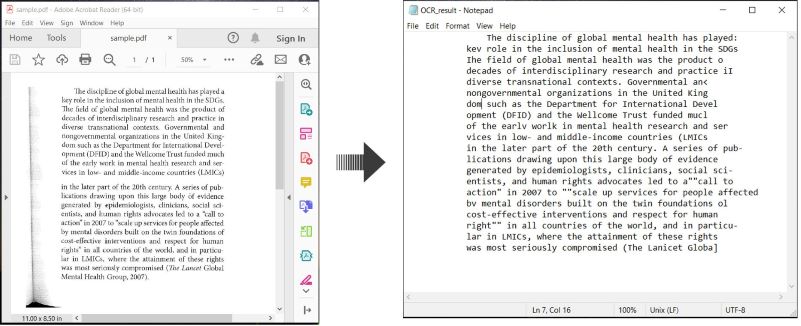 对 PDF 执行 OCR 并将文本保存在 C 语言中#