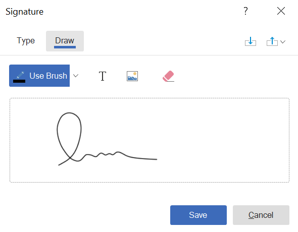 signature draw