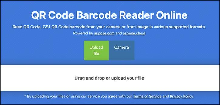 借助Aspose.BarCode，轻松实现QR和众多二维码在线扫描