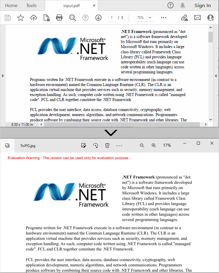 C#/VB.NET：将 PDF 转换为图像（JPG、PNG、BMP）