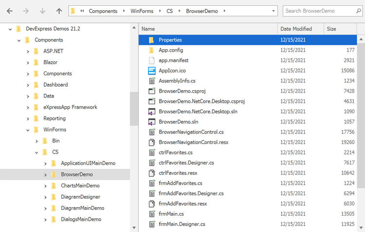 DevExpress WinForms TreeList控件图集