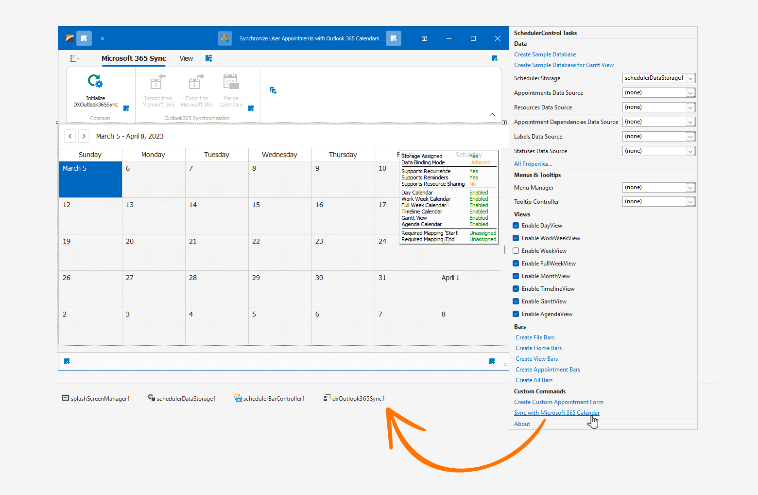 DevExpress WinForms Scheduler组件中文教程 - 如何与Office 365双向同步？