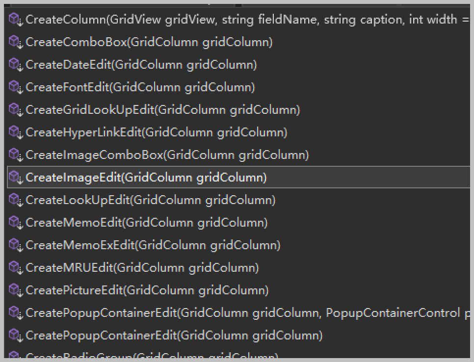 【DevExpress中文教程】在GridView中动态创建列时如何绑定不同编辑处理控件