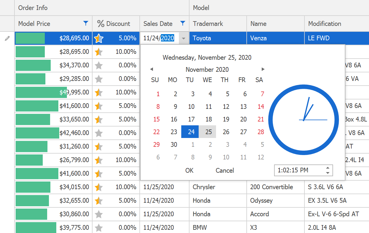 DevExpress WinForms 数据编辑器组件图集