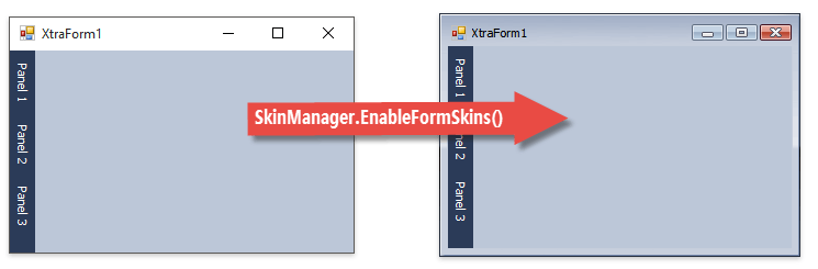 Winforms xtransform皮膚形式