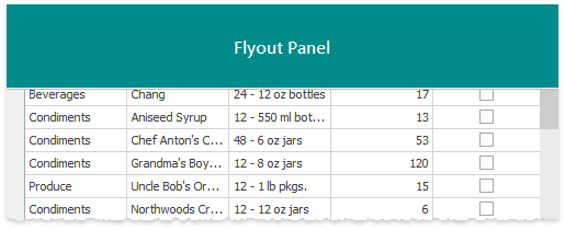 winforms flyout panel