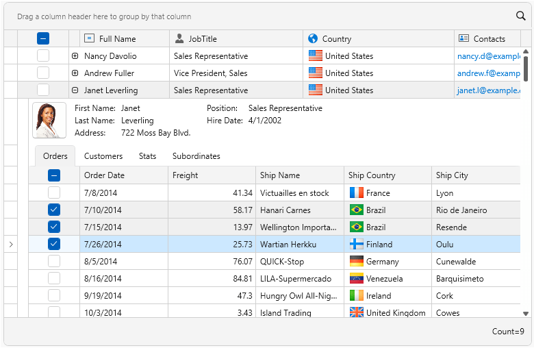 DevExpress WPF 23.2图集