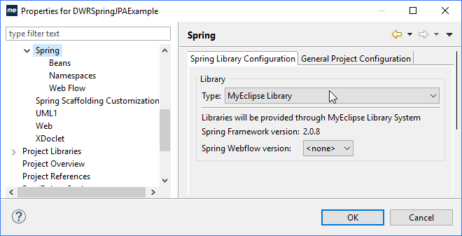 在MyEclipse中的Spring开发