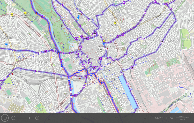 DevExpress WinForms地图组件图集