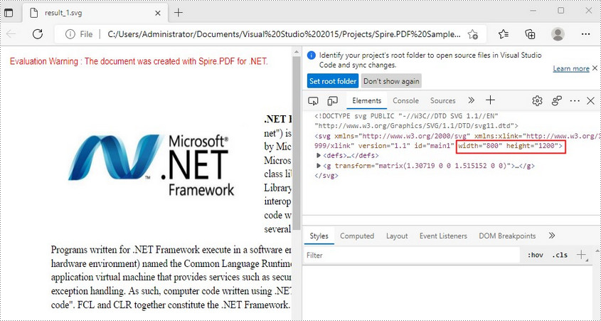 C#/VB.NET：将 PDF 转换为 SVG