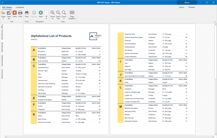 DevExpress WPF PDF Viewer组件图集