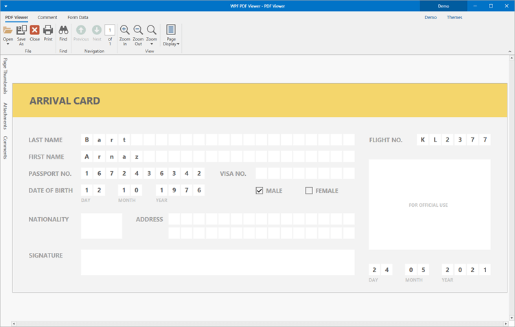 DevExpress WPF PDF Viewer组件图集