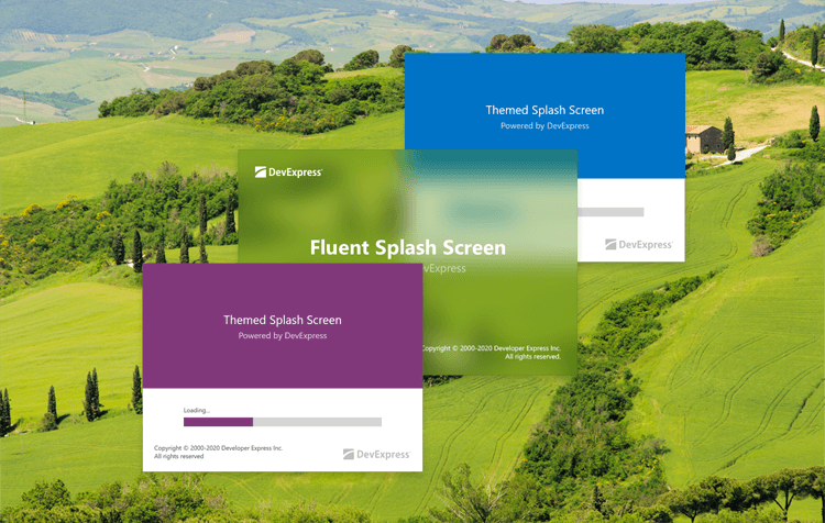 DevExpress WPF Splash Screen组件图集