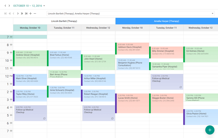 DevExpress ASP.NET Scheduler产品图集