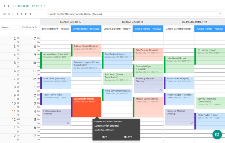 DevExpress ASP.NET Scheduler产品图集