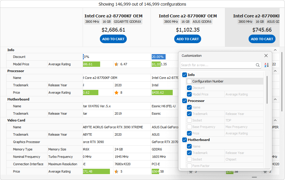 DevExpress WinForms v23.2新版产品图集