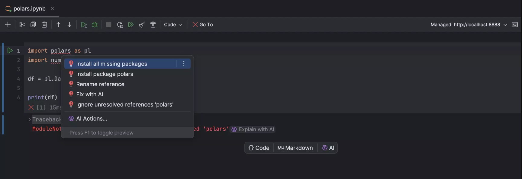 PyCharm v2024.3 产品图
