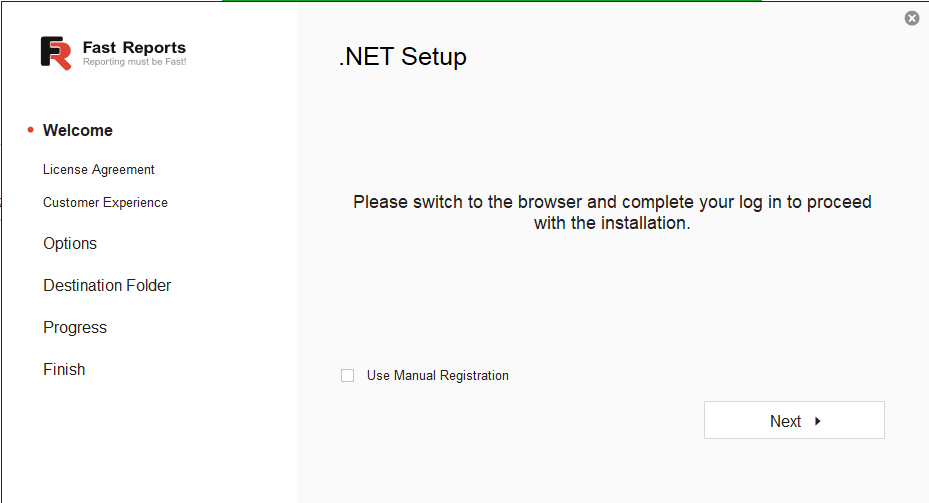 在线安装程序 FastReport .NET