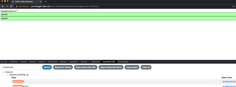 Burp Suite Pro 嵌入式浏览器中的 DOM Invader