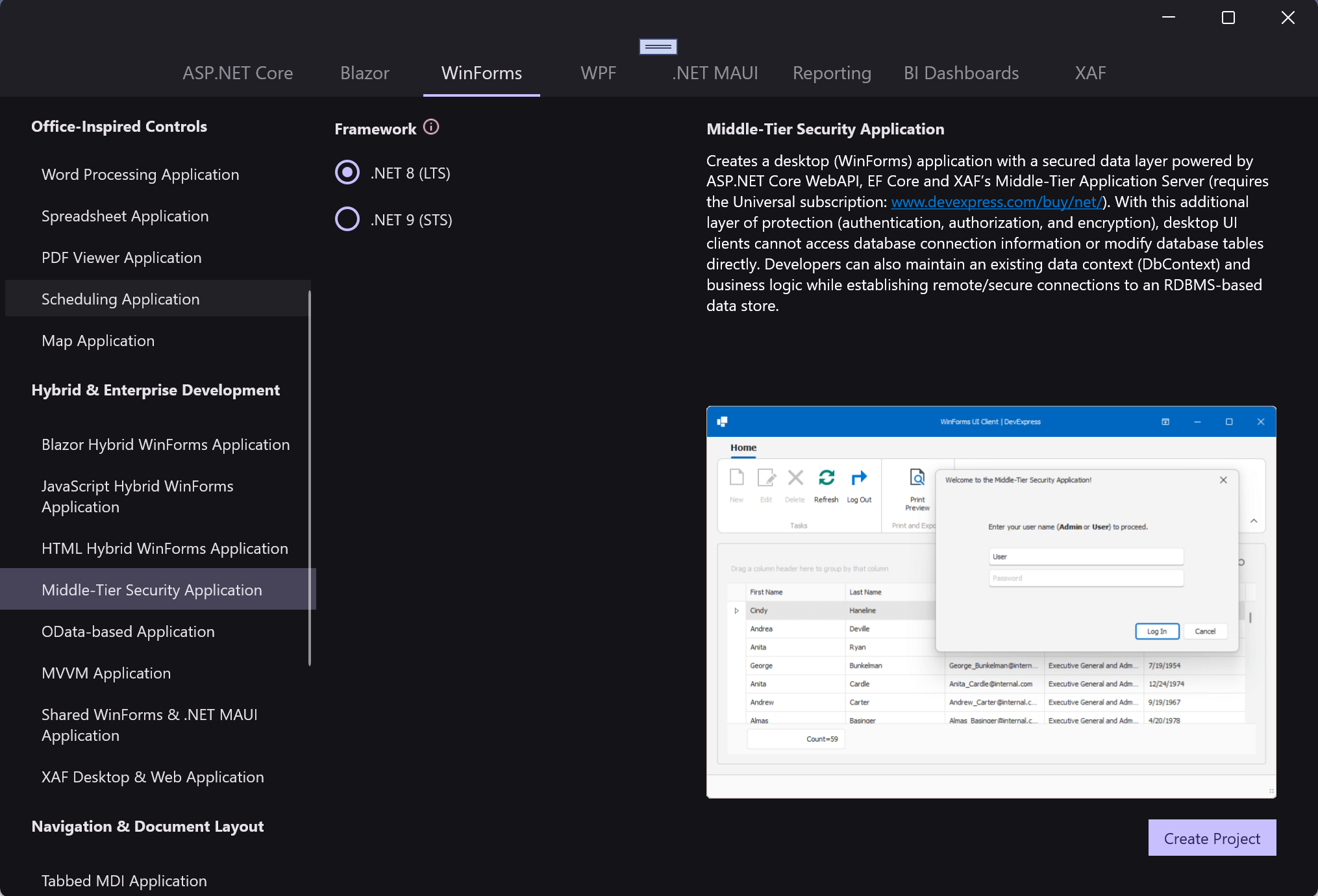 DevExpress XAF v25.1新版图集