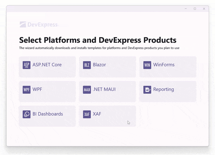 界面控件DevExpress WPF v25.1产品图集