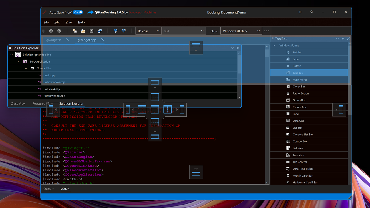 QtitanDocking v7新版本图集
