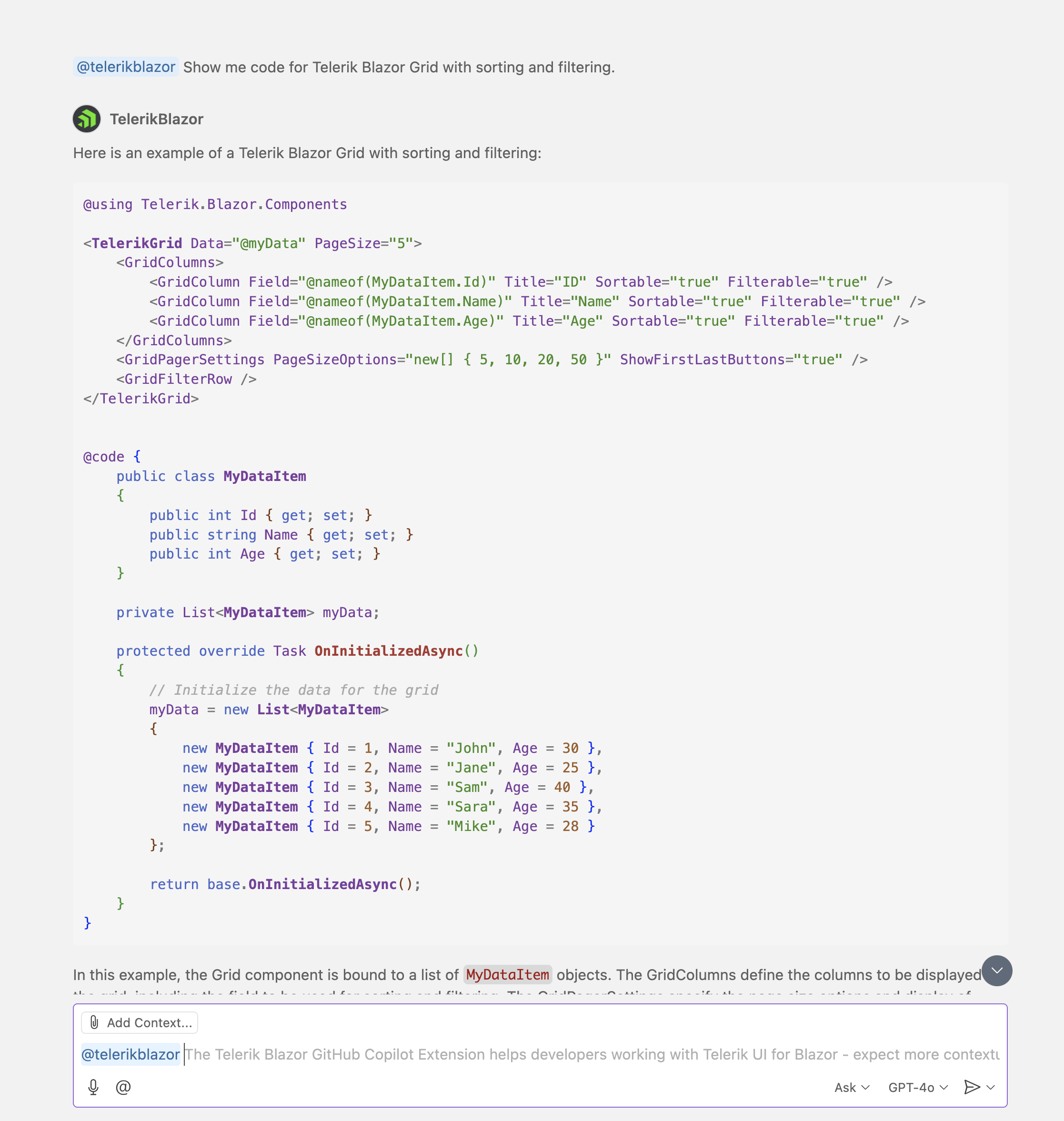 Telerik UI for Blazor 2025 Q2新版图集