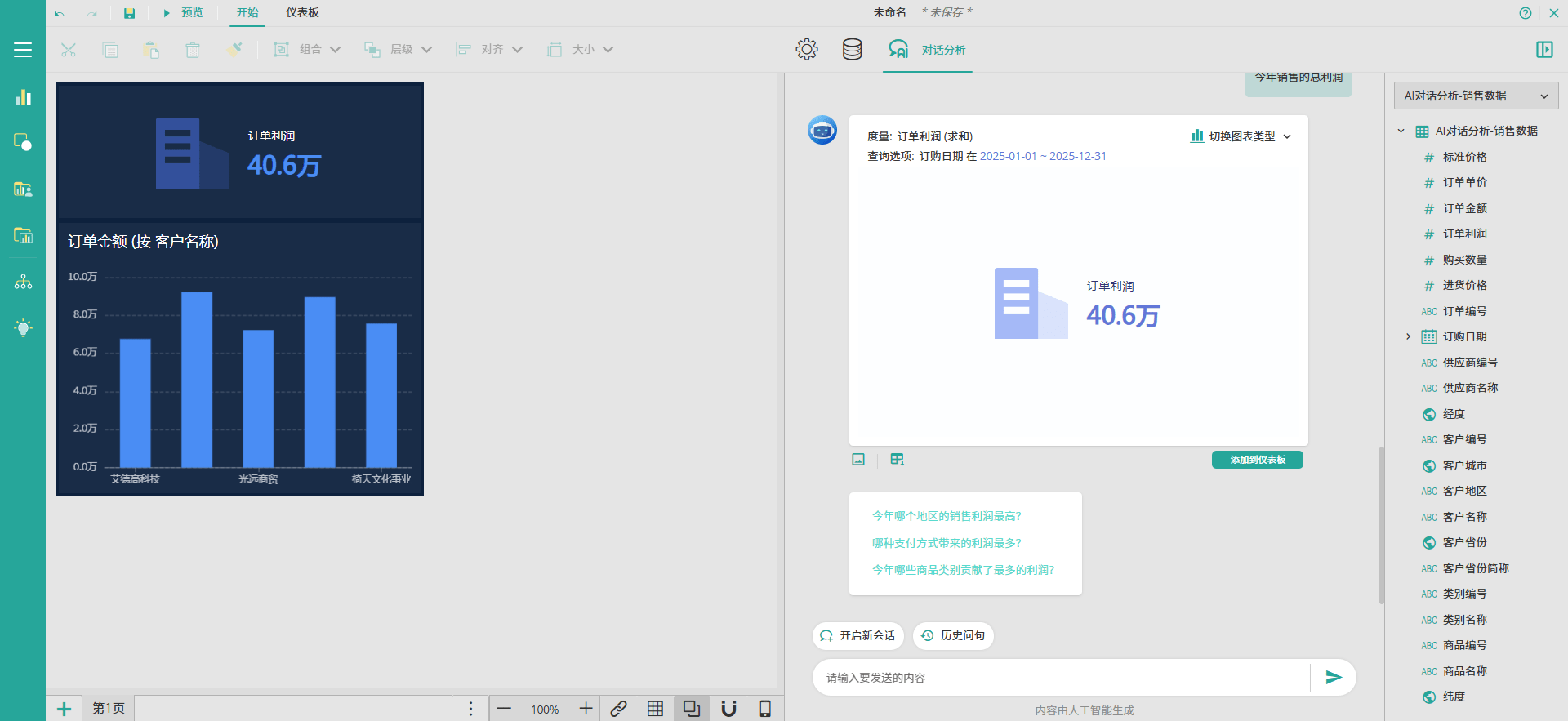 ActiveReportsJS v5.2新版本图集