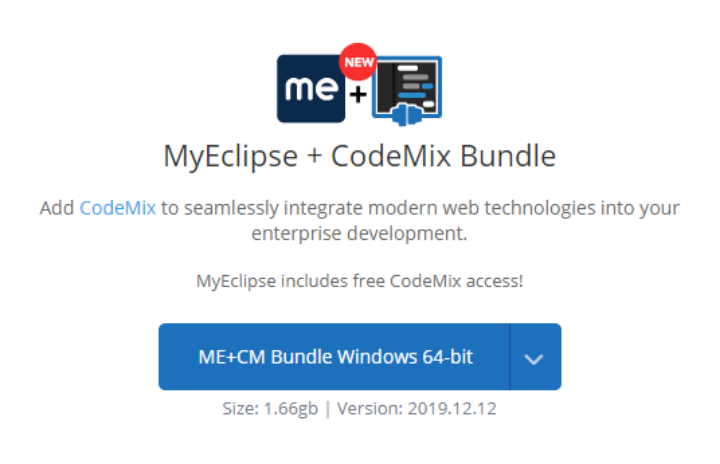 Myeclipse2019官方下载地址分享，还有Myeclipse2019+CodeMix合集版本