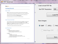 DynamicPDF Rasterizer for .NET