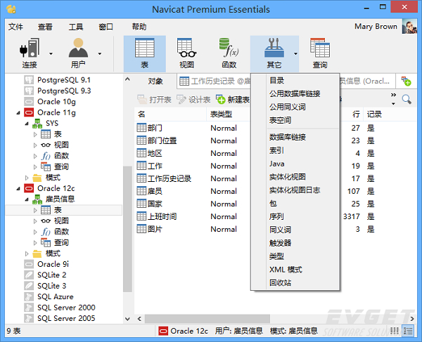 支持最新的 Oracle