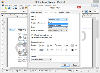 TX Text Control ActiveX