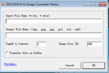 DOC to Image Converter for .NET C#WinFormASP.NET, 3264 Bit (ZIP FILE)