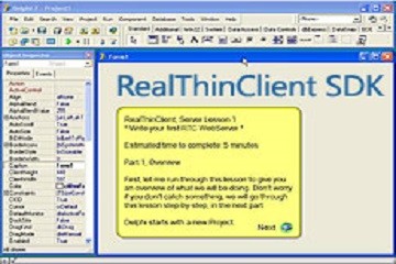 RealThinClientSDK v9.50 for Delphi XE7試用版下載