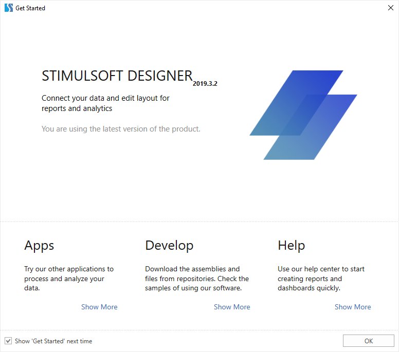 Stimulsoft 表和仪表板2019.3.2新版发布,为您的应用程序添加高性能 告和分析!