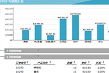 ActiveReports示例：在線報表模板庫