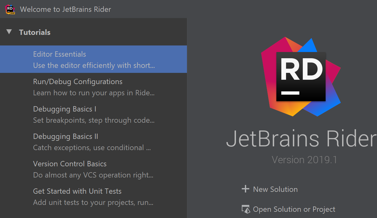Rider 2019.1性能升级，Xamarin支持达到了一个新的水平