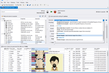 dbForge Data Generator for MySQL預覽：dbForge Data Generator for MySQL界面