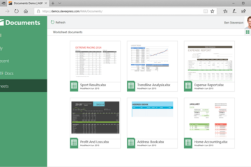 DevExpress Universal Subscription预览：web-file-management-app