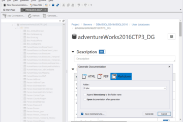 dbForge Documenter for SQL Server预览：支持的格式 