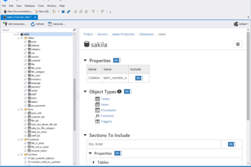 dbForge Documenter for MySQL預覽：數(shù)據(jù)庫的圖片 