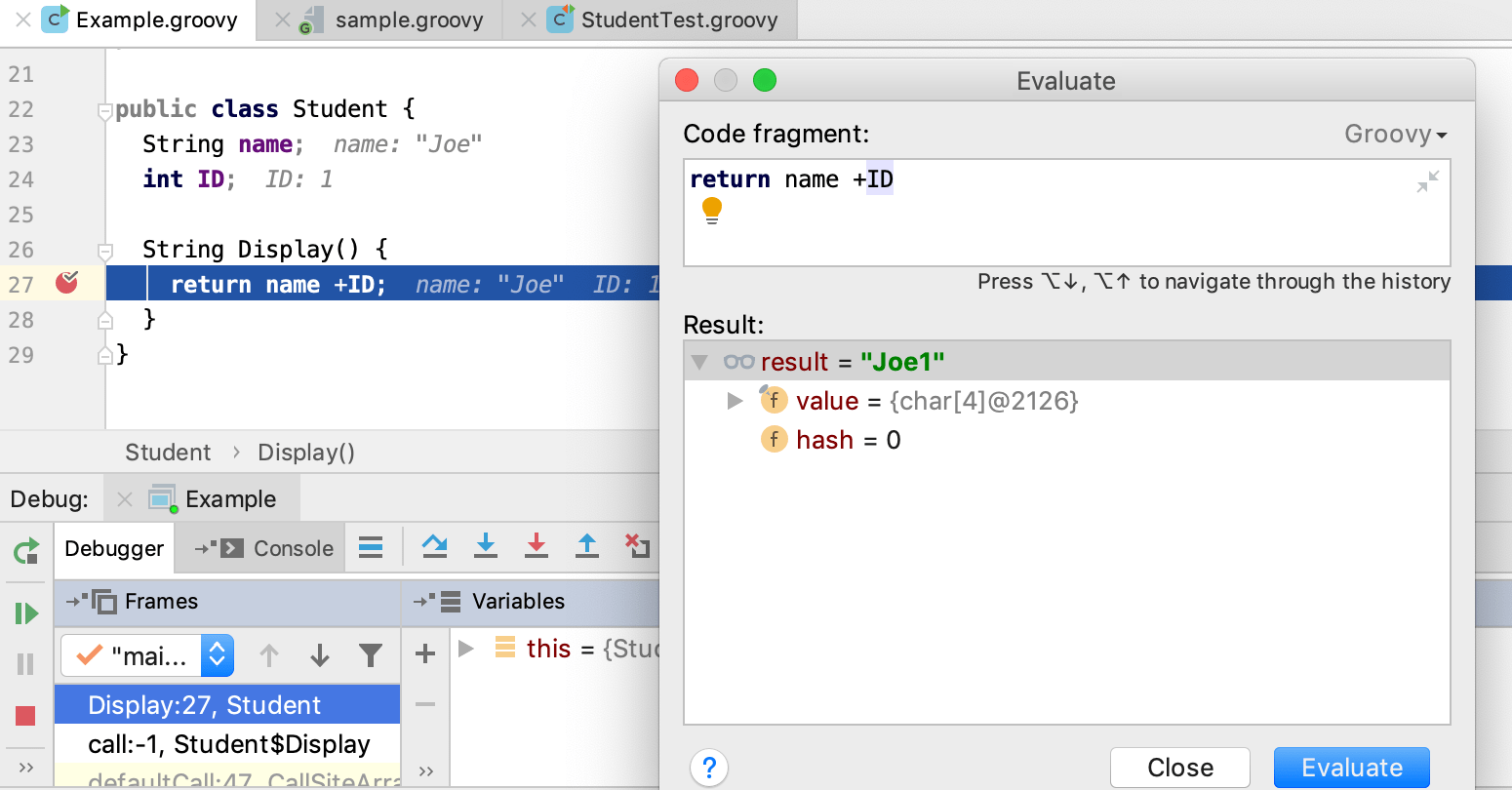 Java開發(fā)平臺IntelliJ IDEA教程：運(yùn)行，調(diào)試和測試Groovy 