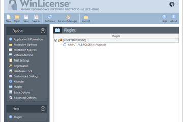 WinLicense預(yù)覽：插件