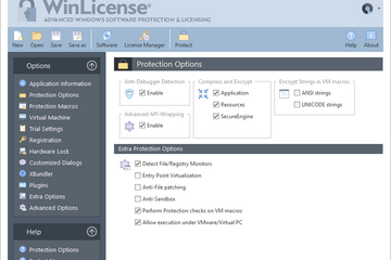 WinLicense预览：保护选项 