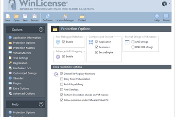 WinLicense預(yù)覽：保護(hù)選項(xiàng) 