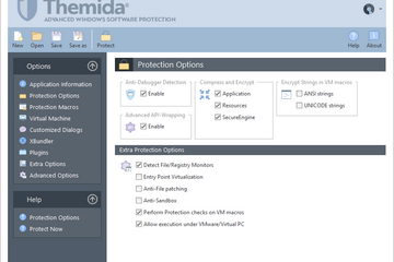 Themida預(yù)覽：保護(hù)選項(xiàng) 
