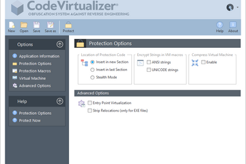 Code Virtualizer预览：保护选项